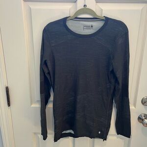 Smartwool Women's Charcoal Gray Long-Sleeve Crew Neck